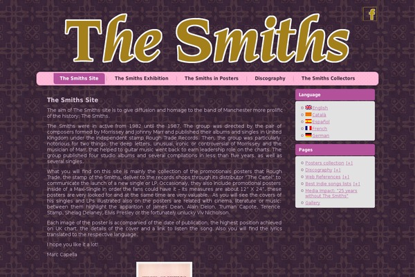 thesmiths.cat site used Mcthesiths