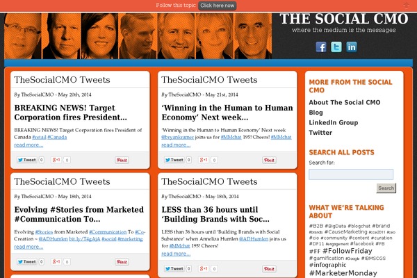 thesocialcmo.com site used Curation_traffic