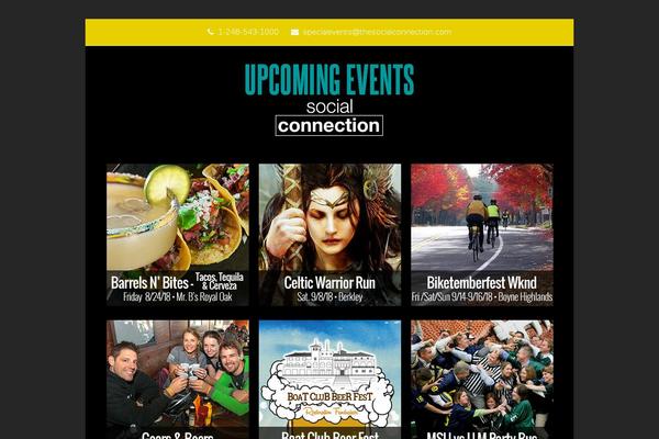 Total theme site design template sample
