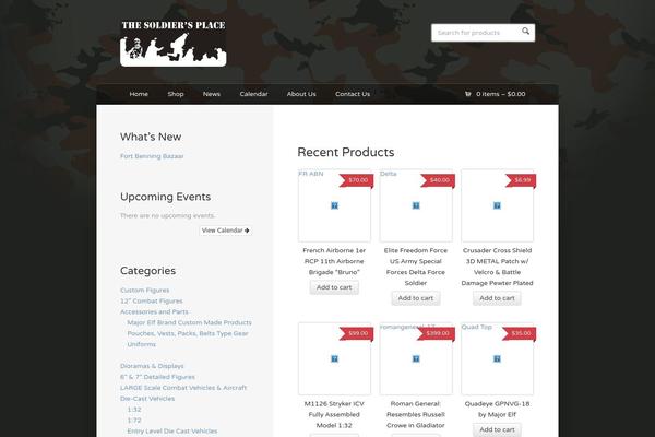 WordPress website example screenshot