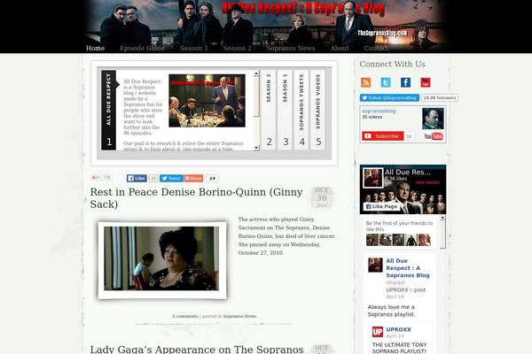 thesopranosblog.com site used Newsever