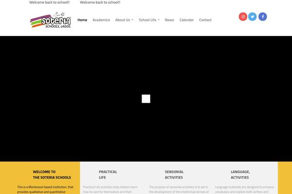 Ed-school theme site design template sample