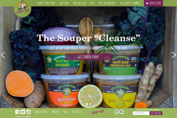 thesoupergirl.com site used Soupergirl