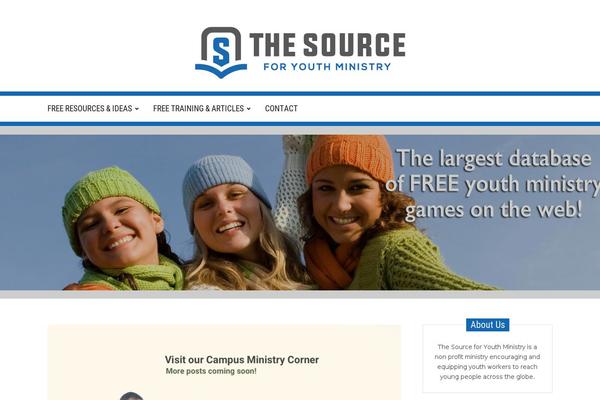 thesource4ym.com site used Nomadic Child Theme