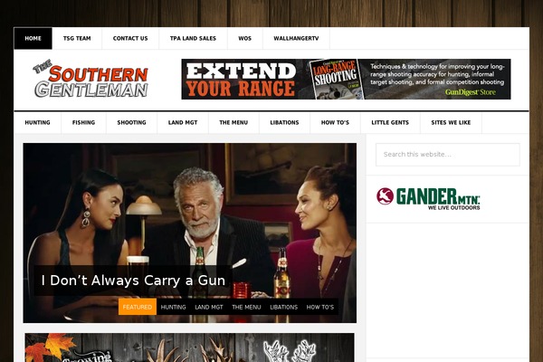 thesoutherngent.com site used Frontech