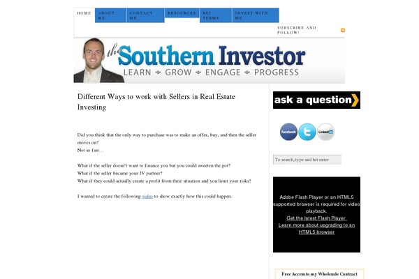 thesoutherninvestor.com site used Nature Bliss