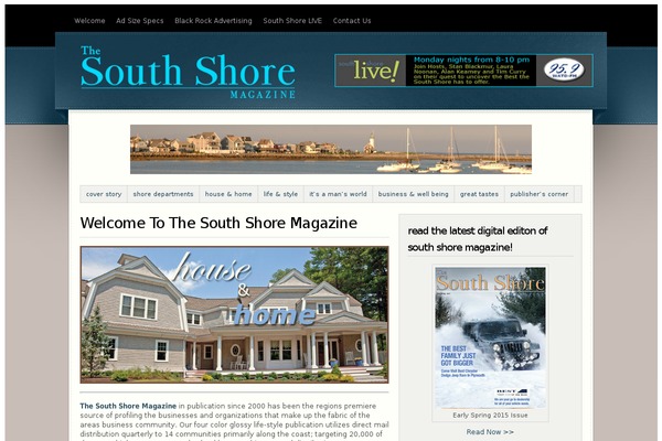 thesouthshoremagazine.com site used Themify-magazine