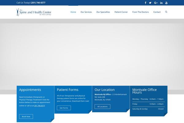 thespineandhealthcenter.com site used Patientgain-2021-april