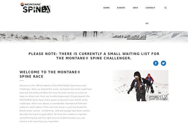 thespinerace.com site used Kaluna