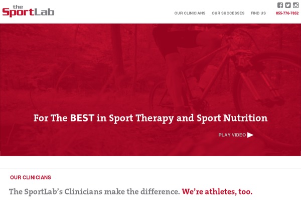 thesportlab.ca site used Sportlab