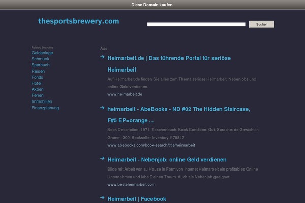 thesportsbrewery.com site used Storefront