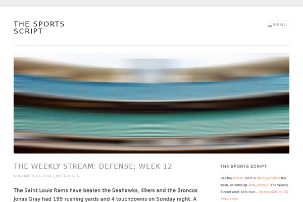WordPress website example screenshot