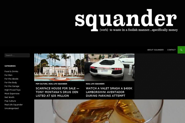 thesquander.com site used Thesquander