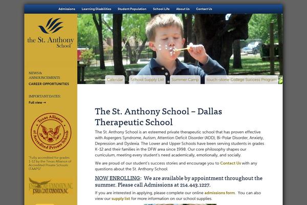 thestanthonyschool.com site used Stanthonyschool