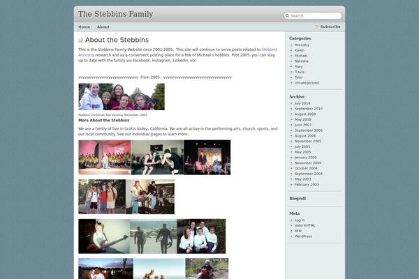 thestebbins.com site used BlogKori