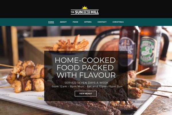 Brewery theme site design template sample