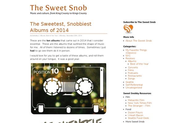 thesweetsnob.com site used Thesweetsnobmobile