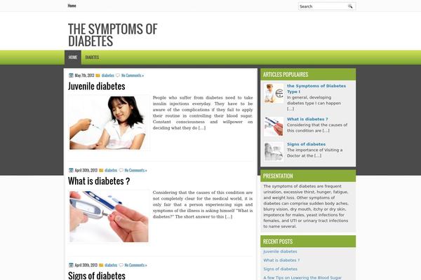 thesymptomsofdiabetes.net site used Educationblog
