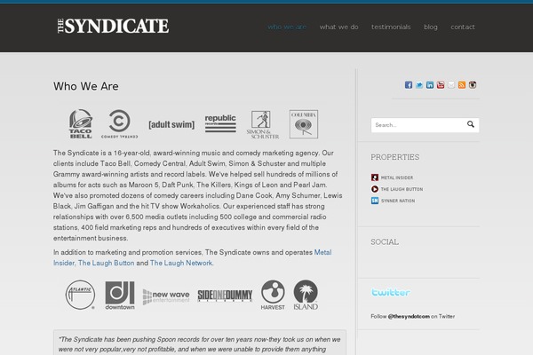Elefolio WordPress theme, websites list used Elefolio theme Elefolio theme websites examples