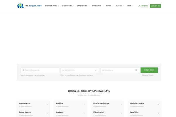 Site using Jobhunt-jobs-importer plugin