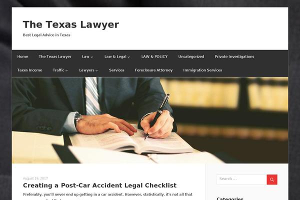 thetexaslawyer.org site used Blogstream