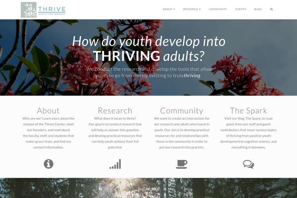 thethrivecenter.org site used Launchframe