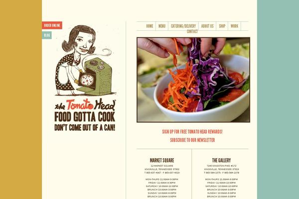 thetomatohead.com site used Tomatohead