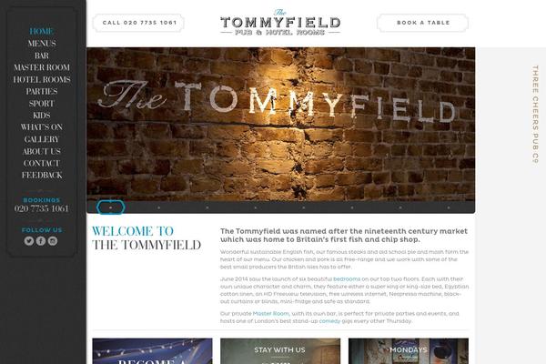 thetommyfield.com site used Tommyfield-child