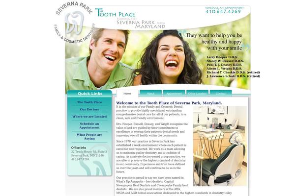 WordPress website example screenshot