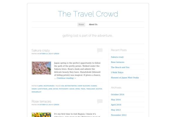 WordPress website example screenshot