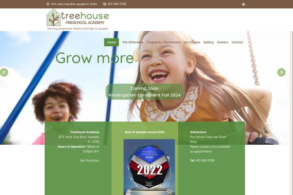 thetreehouseacademy.com site used Bambini