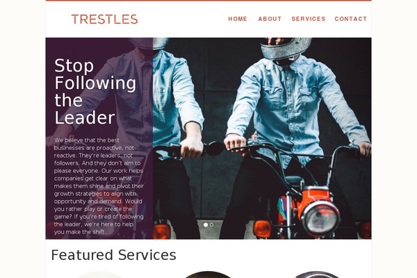WordPress website example screenshot