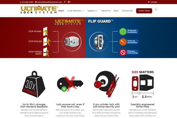 theultimatelock.com site used Divi-master