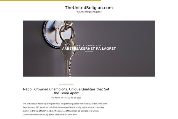 Writee theme site design template sample