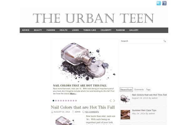 theurbanteen.com site used Simply