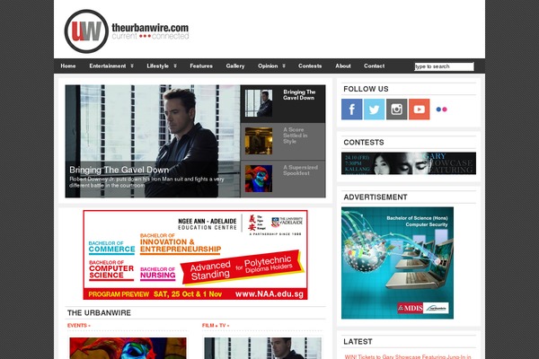 WordPress website example screenshot