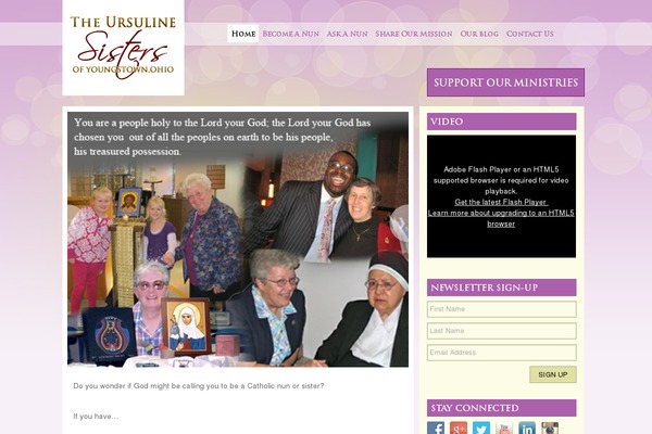 theursulines.org site used Rtpanel-child-theme-master