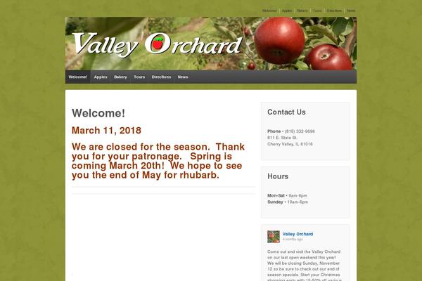 WordPress website example screenshot