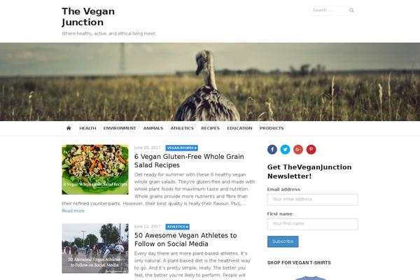 theveganjunction.com site used Xmag