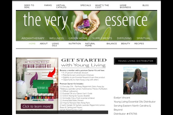 theveryessence.com site used Theveryessence