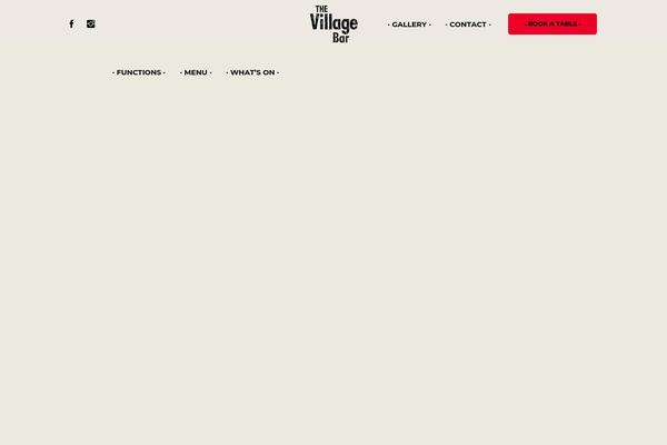 thevillagebar.com.au site used GastroBar