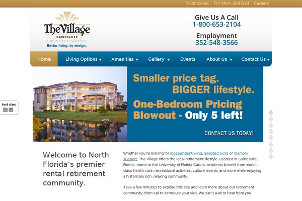 thevillageonline.com site used Sage-age