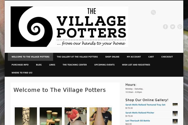 thevillagepotters.com site used Athena_pro-child