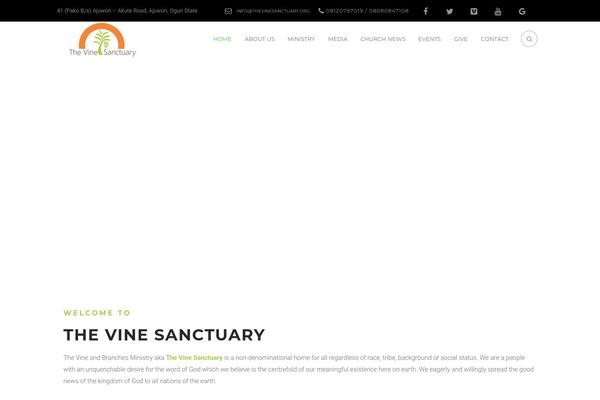 Church-suite theme site design template sample