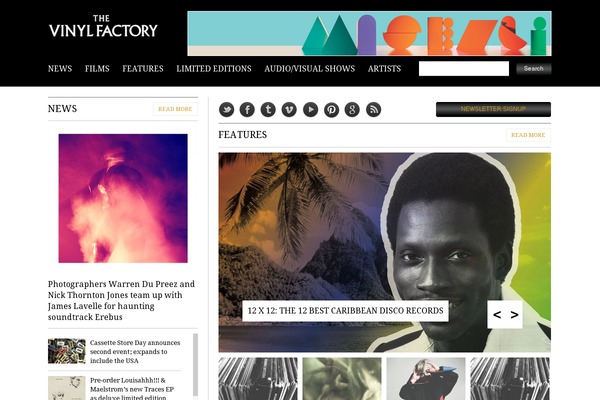 thevinylfactory.com site used The-stores