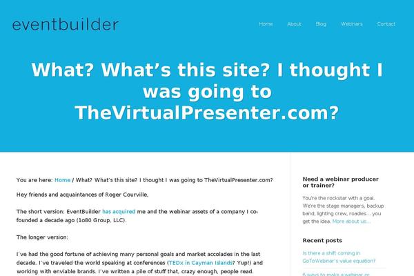 thevirtualpresenter.com site used MinimalBlog