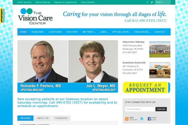 visioncare WordPress theme, websites list used visioncare theme visioncare theme websites examples