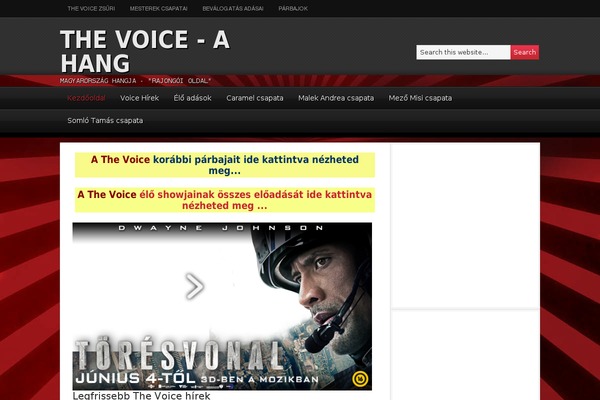 thevoice.ma site used Thevoice