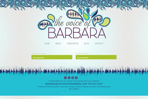 thevoiceofbarbara.com site used Barbara-q
