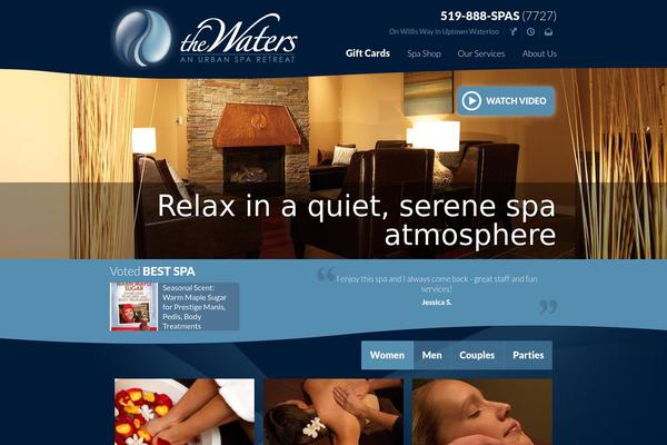 thewatersspa.com site used Waters